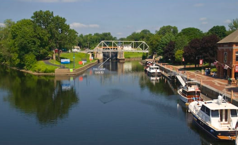 Peebles Island State Park and Erie Canal Lock